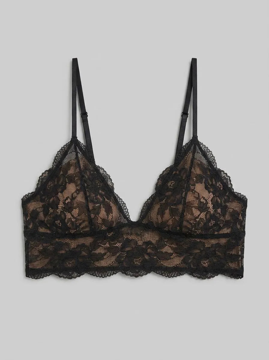 La Vie en Rose_Black Beauty_Floral Lace 2-piece Set_60400066_00001_00