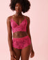 La Vie en Rose_Fuchsia Rose_Floral Lace 2-piece Set_60400066_60228_01