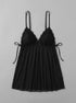 La Vie en Rose_Black Beauty_Lace and Mesh Babydoll 2-piece Set_60400067_00001_00