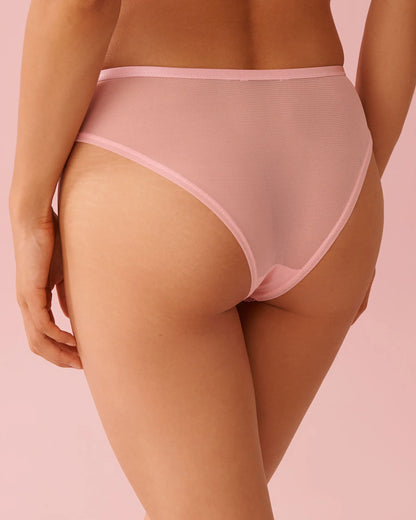 La Vie en Rose_Tickled Pink_Lace and Mesh Babydoll 2-piece Set_60400067_60229_05