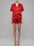 La Vie en Rose_Persian Heart Jacquard_LUXURY EDITION Short Sleeve Heart Jacquard Satin Pajama Set_60400068_P60439_00