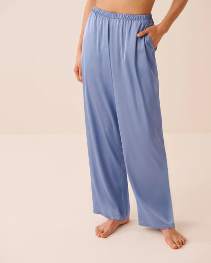 La Vie en Rose English Manor Women LUXURY EDITION Short Sleeve Satin Pajama Set SKU: 60400076_40292 Image 04