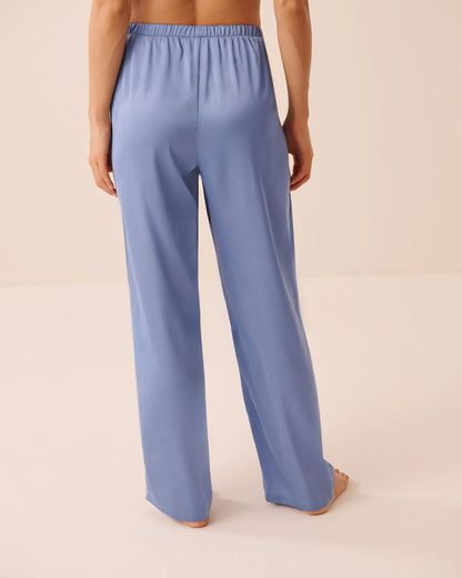 La Vie en Rose English Manor Women LUXURY EDITION Short Sleeve Satin Pajama Set SKU: 60400076_40292 Image 05