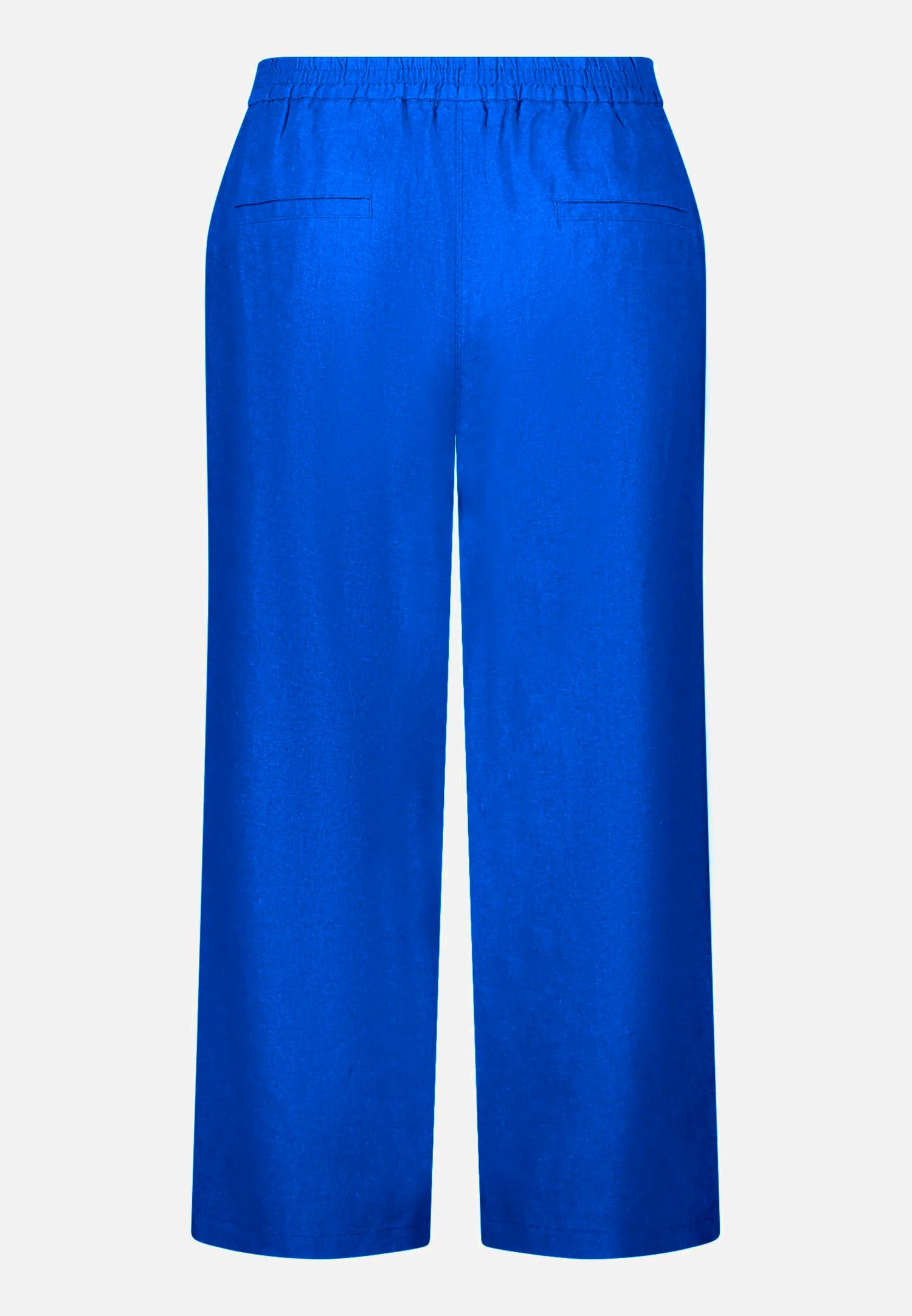 Betty Barclay Adria Blue Women Plain Linen Trousers SKU: 6047-1340_8327 Image 06
