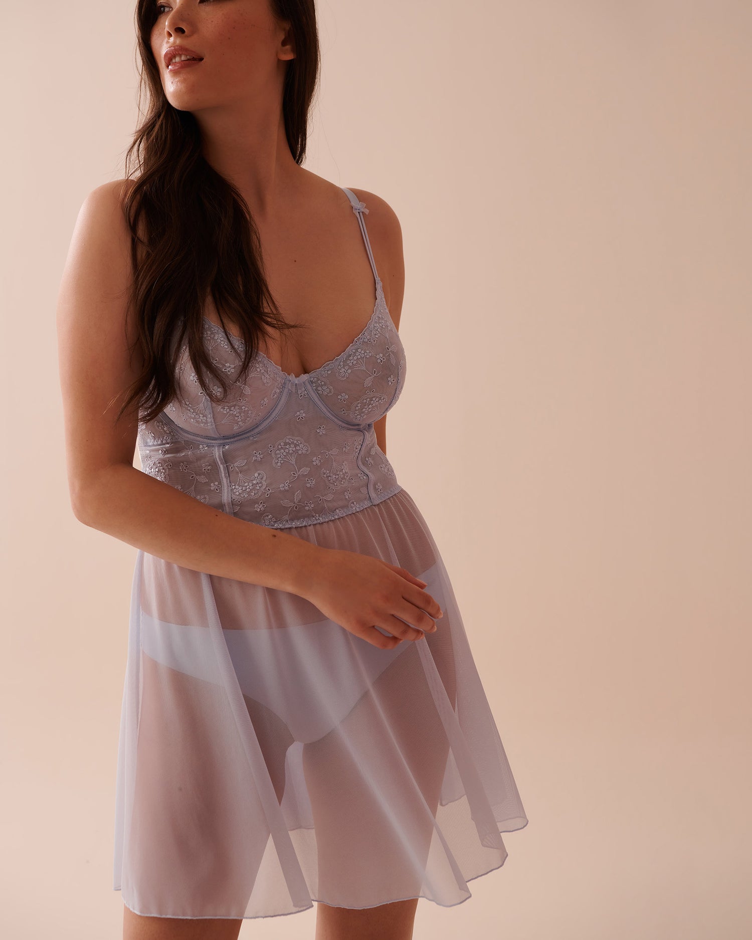 Embroidered Mesh Nightie_60500164_P40388_05