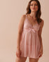 Open Front Sparkling Microfiber Babydoll_60500166_60042_01