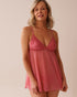 La Vie en Rose_Rapture Rose_Lace and Mesh Side-Tie Babydoll_60500187_60008_01