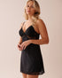 La Vie en Rose_Black Beauty_Microfiber and Lace Nightie_60500192_00001_01