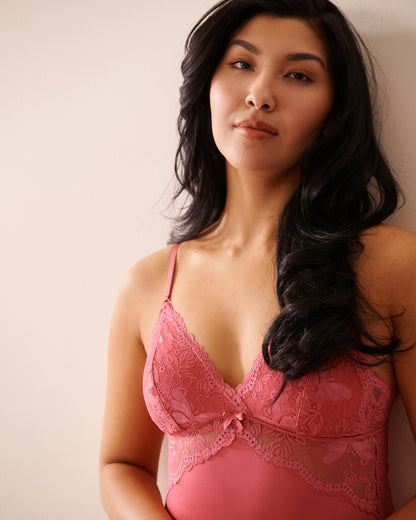 La Vie en Rose_Rapture Rose_Microfiber and Lace Nightie_60500192_60008_05
