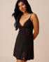 La Vie en Rose_Black Beauty_Recycled Fibers Lace Trim Nightie_60500201_00001_01