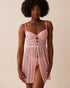 La Vie en Rose_Zephyr_Open-Front Lace and Mesh Nightie_60500206_60160_01