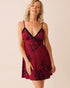 La Vie en Rose_Savvy Red Flowers_Crimson Bloom Recycled Fibers Lace Trim Nightie_60500214_P60419_01