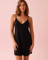 La Vie en Rose_Black Beauty_Lace Trim Modal Nightie_60500224_00001_01