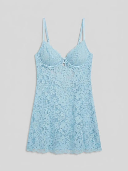 La Vie en Rose Stratosphere Women LUXURY EDITION Floral Lace Nightie with Underwire SKU: 60500228_40274 Image 00