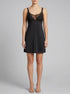 La Vie en Rose Black Beauty Women LUXURY EDITION Floral Lace and Microfiber Nightie SKU: 60500234_00001 Image 00