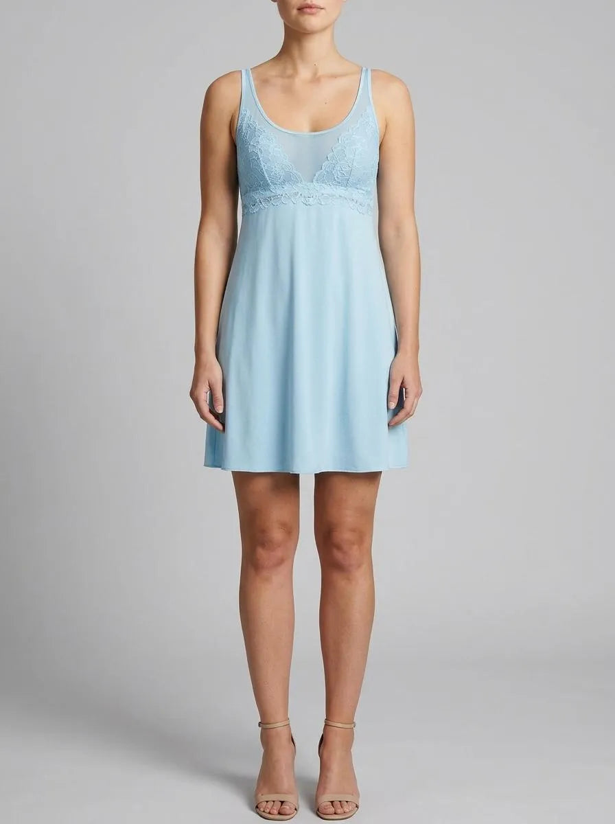 La Vie en Rose Stratosphere Women LUXURY EDITION Floral Lace and Microfiber Nightie SKU: 60500234_40274 Image 00