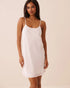 La Vie en Rose Snow White Women LUXURY EDITION Satin And Chiffon Nightie with Beaded Straps SKU: 60500241_10011 Image 01