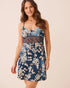 La Vie en Rose Butterfly Garden Women Butterfly Garden Print Lace Trim Nightie SKU: 60500248_P40613 Image 01