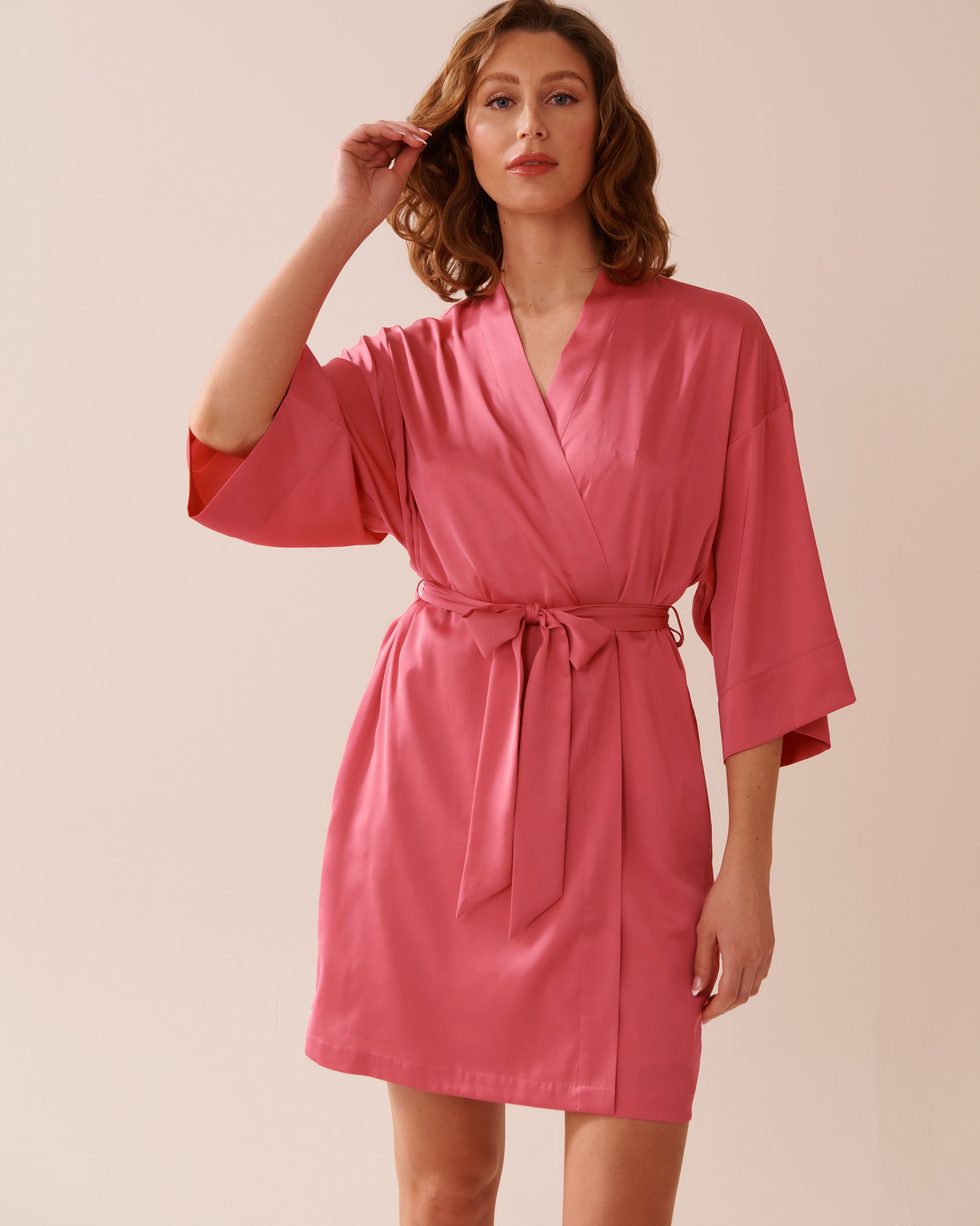 La Vie en Rose_Rapture Rose_Satin Kimono_60600094_60008_03