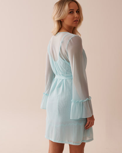 La Vie en Rose_Clearwater_Short Mesh Kimono_60600095_40090_05