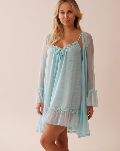 La Vie en Rose_Clearwater_Short Mesh Kimono_60600095_40090_07