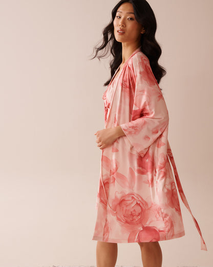 La Vie en Rose_Multi Pink Roses_Recycled Fibers Floral Kimono_60600096_P60354_06