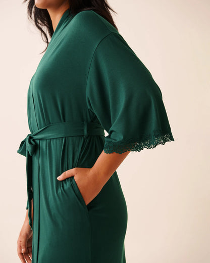 La Vie en Rose_Botanical Garden_Lace Trim Modal Kimono_60600108_30140_03