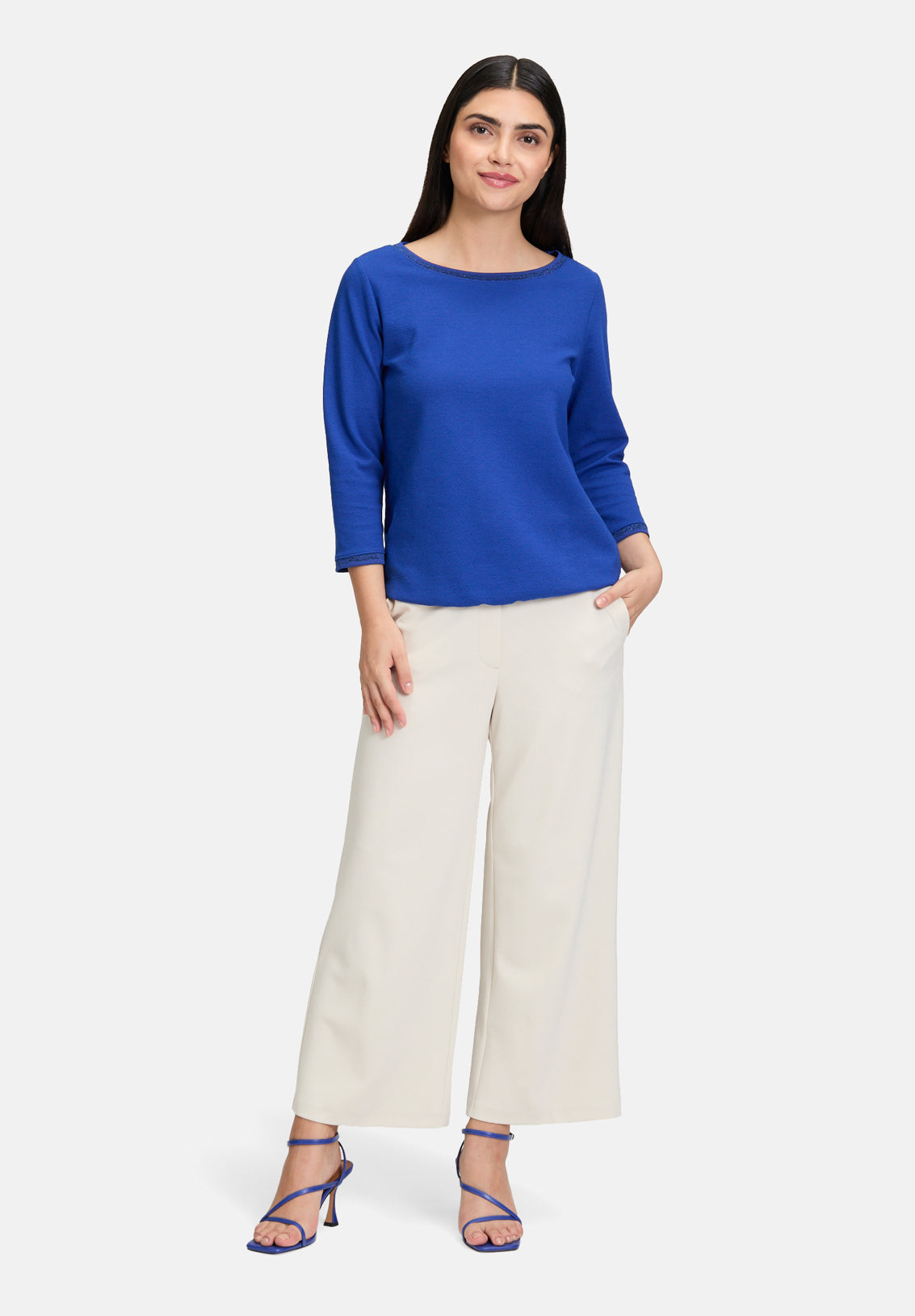Betty Barclay_Pastel Sand_Culottes Plain_6066-2420_9104_01
