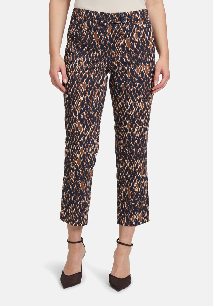 Betty Barclay_Dark Blue/Brown_Business Trousers with Crease_6073-1446_8876_02