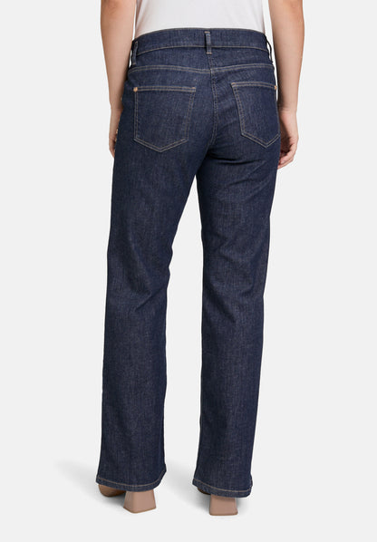 Betty Barclay_Dark Blue Denim_Casual Washed Trousers_6075-1462_8620_03