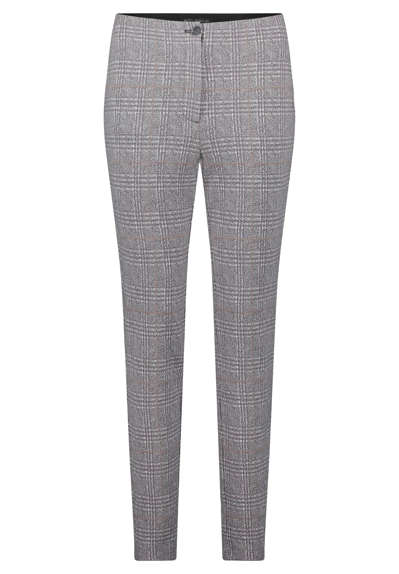 Betty Barclay_Grey/Beige_Check Trousers_6093-1659_9876_04