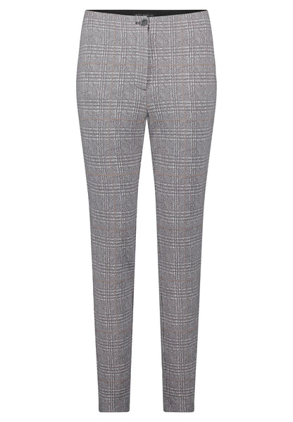 Betty Barclay_Grey/Beige_Check Trousers_6093-1659_9876_04