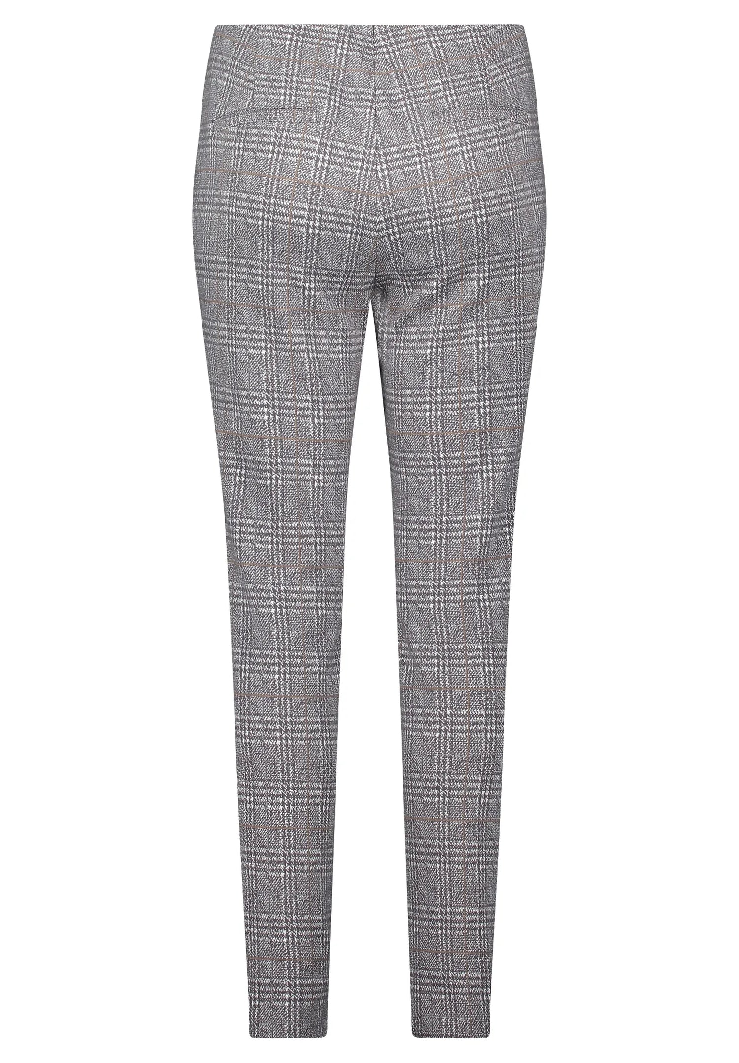 Betty Barclay_Grey/Beige_Check Trousers_6093-1659_9876_05