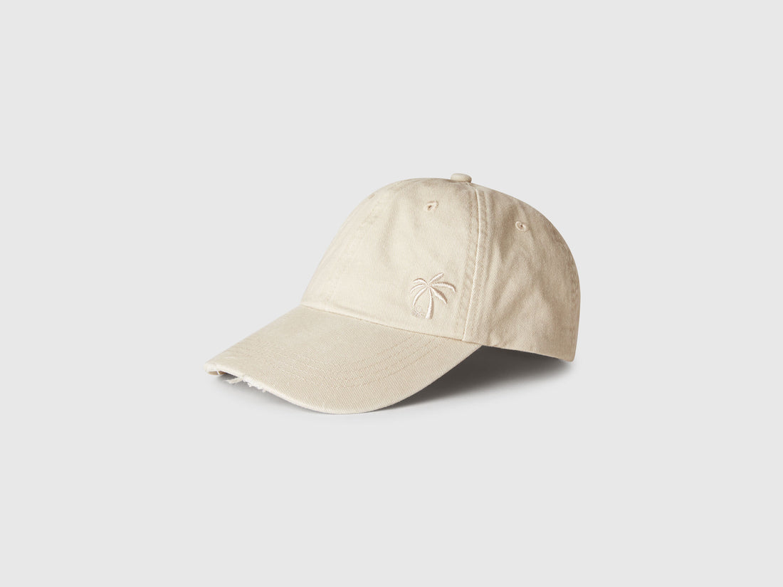 Benetton_Baseball Cap with Embroidery_60YUCA02K_074_01