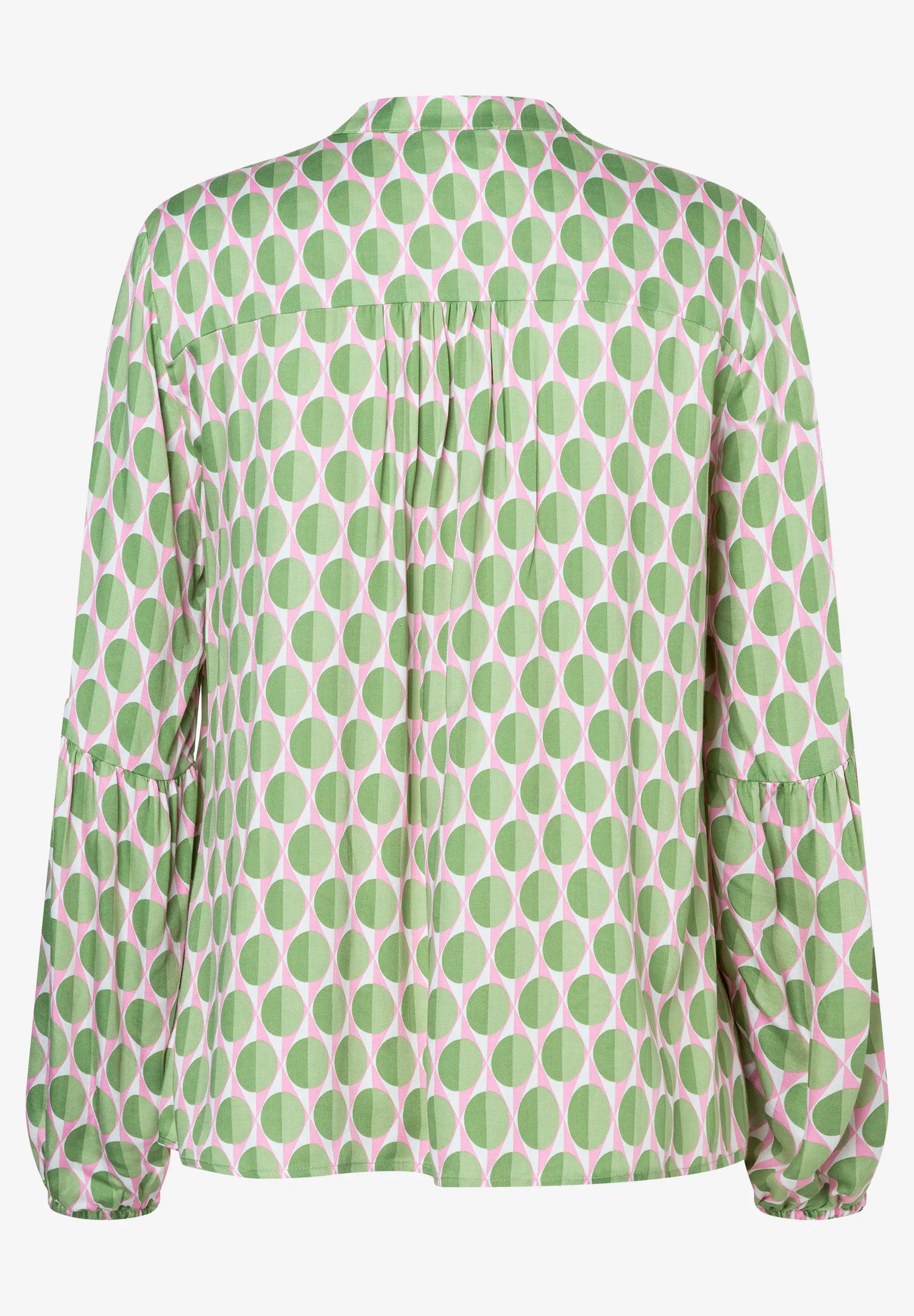 More &amp; More Spring Green Women Viscose Blouse with Graphic Print SKU: 61012000_4623 Image 04