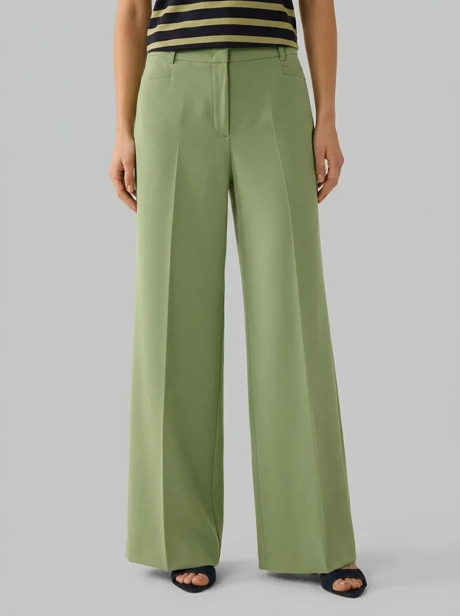 More &amp; More Spring Green Women Marlene Trousers SKU: 61014000_0623 Image 00
