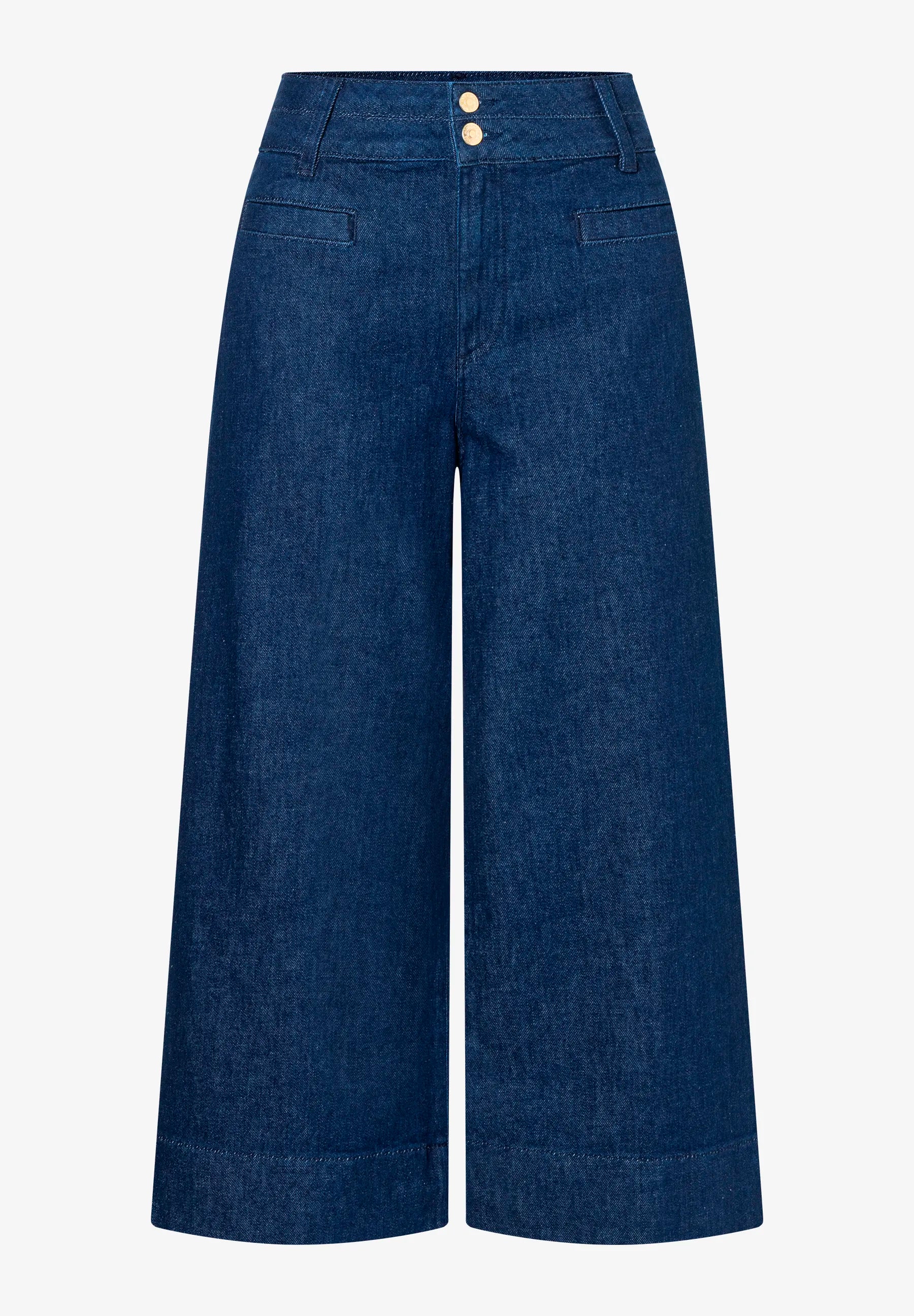 More &amp; More Dark Blue Denim Women Jeans Culottes SKU: 61014202_0963 Image 04