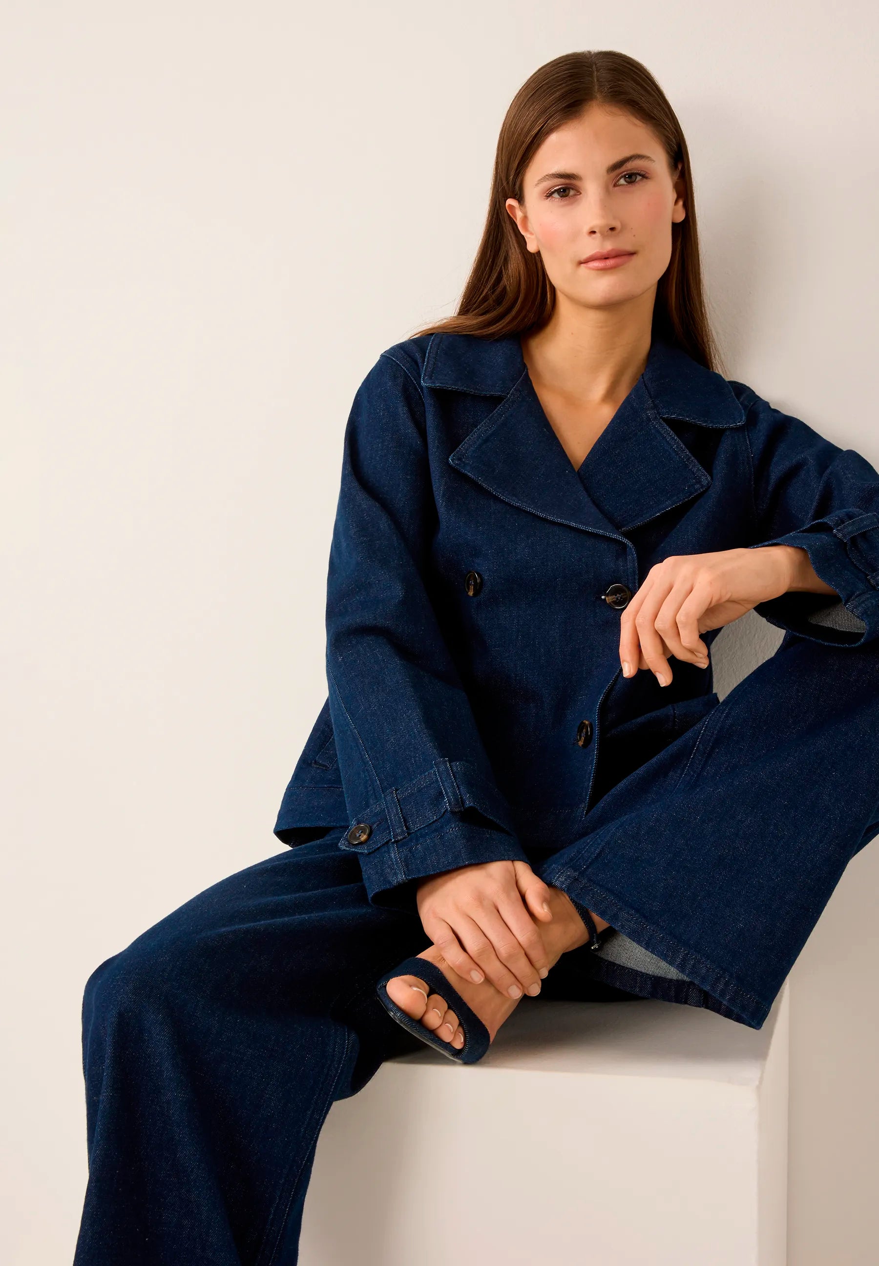 More &amp; More Dark Blue Denim Women Jeans Kaban SKU: 61016200_0963 Image 01