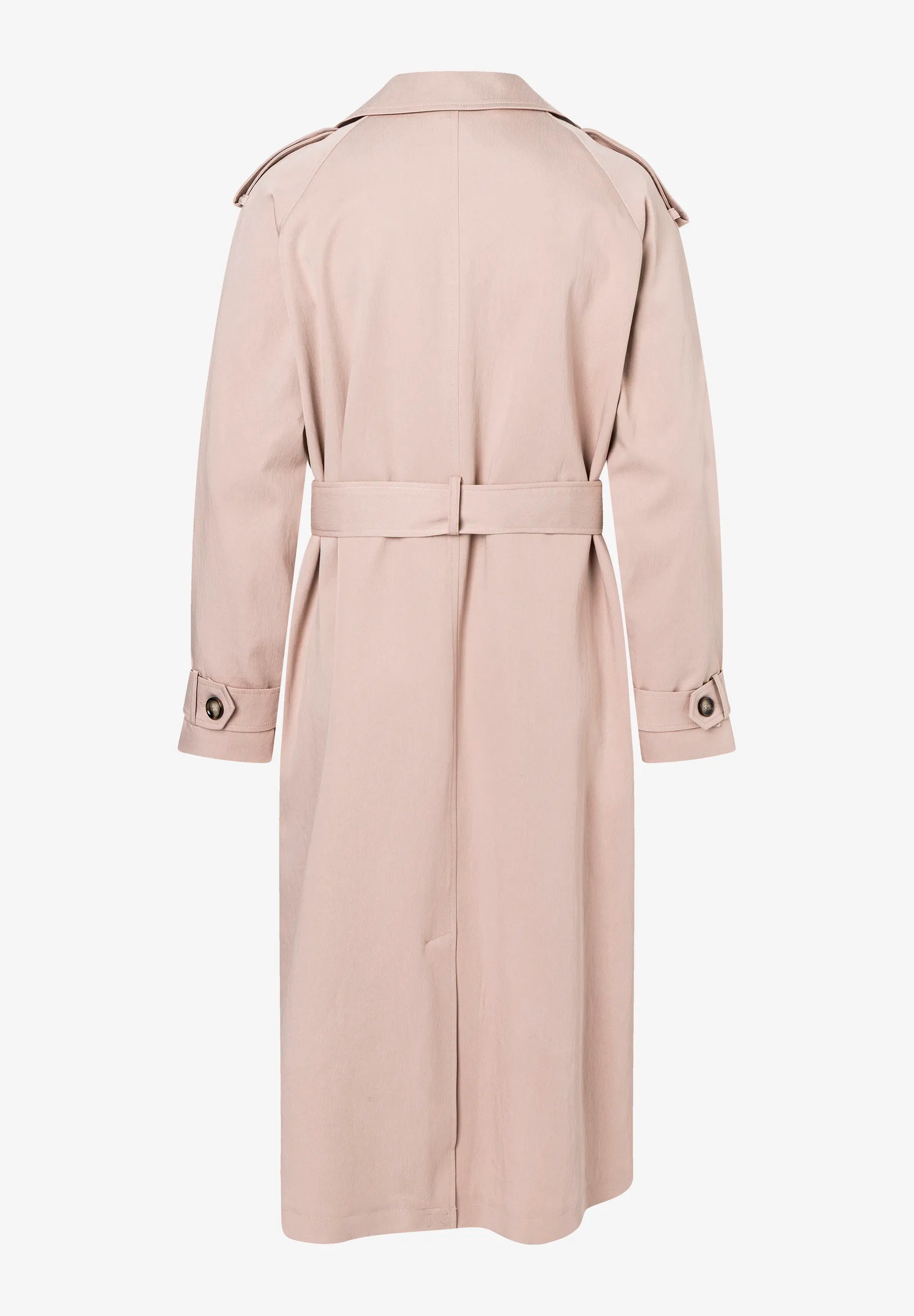 More &amp; More Powder Beige Women Trench Coat SKU: 61017000_0214 Image 03