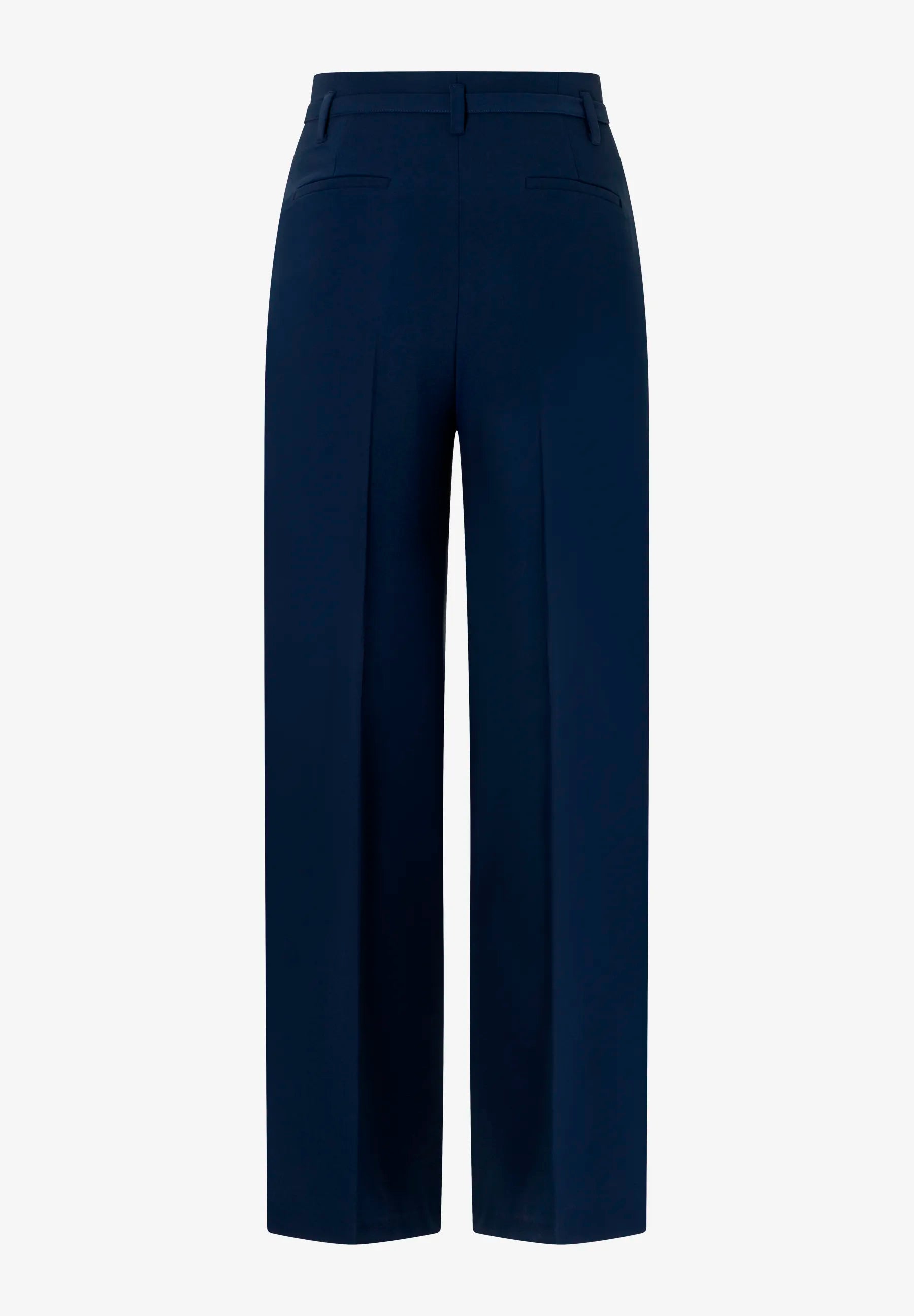 More &amp; More Classic Blue Women Wide Flowing Trousers SKU: 61024053_0373 Image 05
