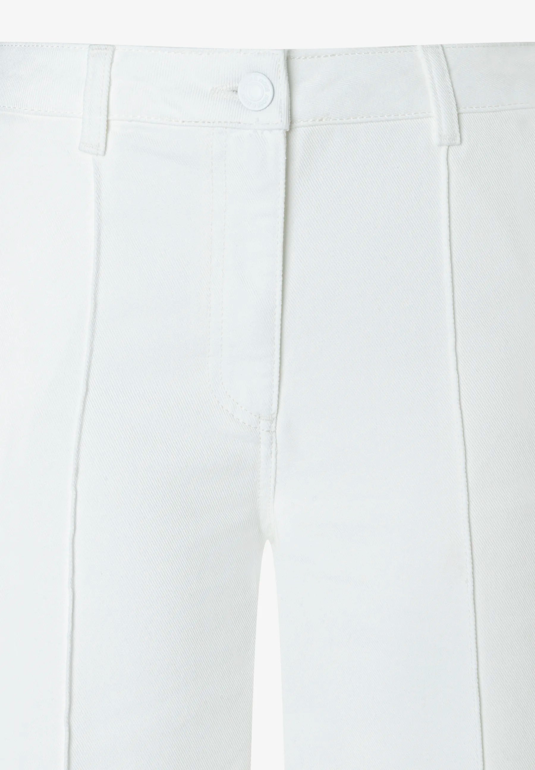 More &amp; More Off White Women Cotton Twill Trousers SKU: 61024059_0041 Image 08