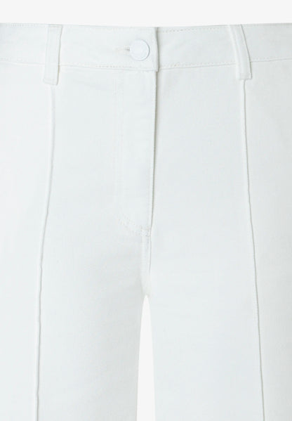 More &amp; More Off White Women Cotton Twill Trousers SKU: 61024059_0041 Image 08