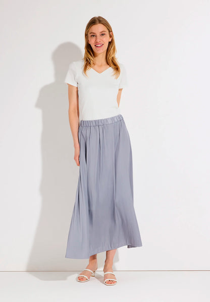 More &amp; More Off White Women T-Shirt with Decorative Neckline SKU: 61030021_0041 Image 02