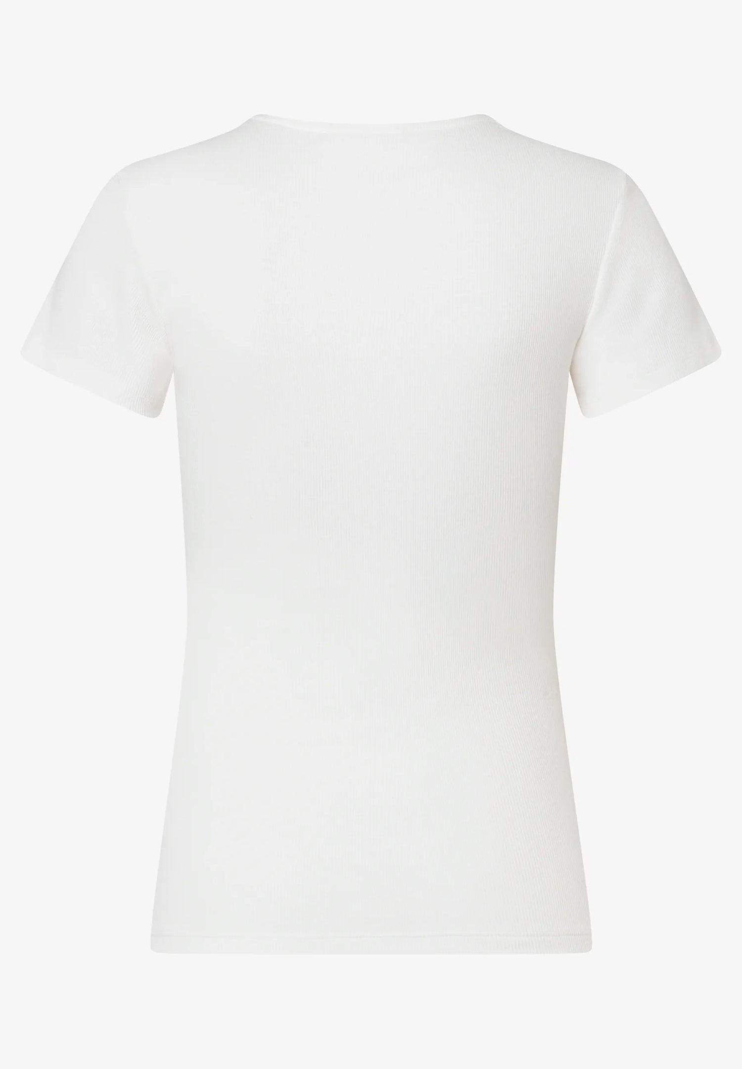 More &amp; More Off White Women T-Shirt with Decorative Neckline SKU: 61030021_0041 Image 04