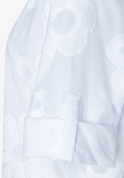 More &amp; More White Women Blouse with Embroidery SKU: 61032001_0010 Image 04