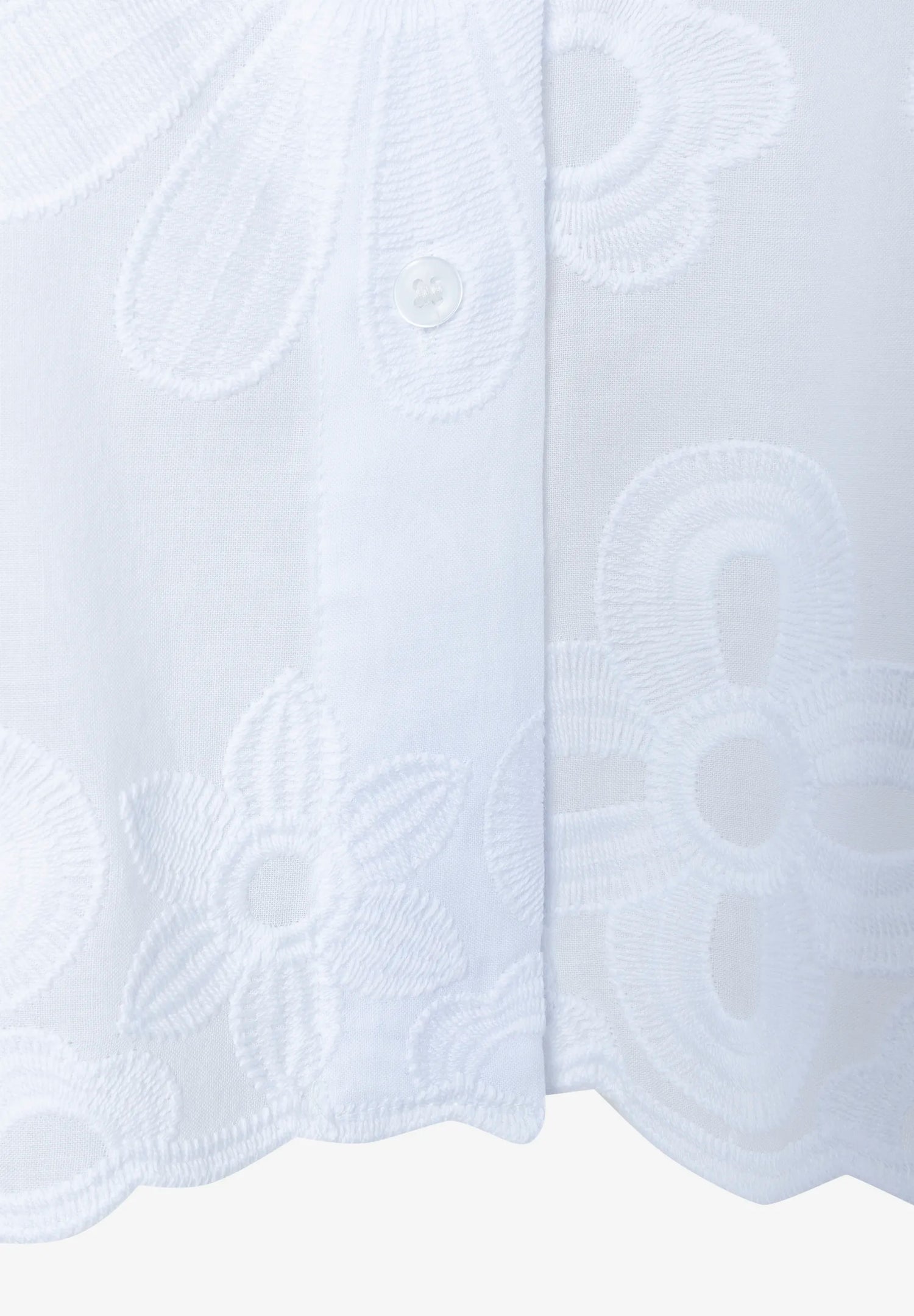More &amp; More White Women Blouse with Embroidery SKU: 61032001_0010 Image 05