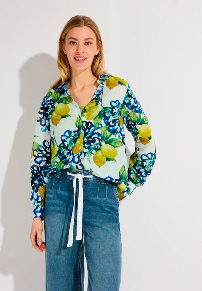 More &amp; More Lemon Print Women Blouse with "Lemon Print" SKU: 61032006_5041 Image 01