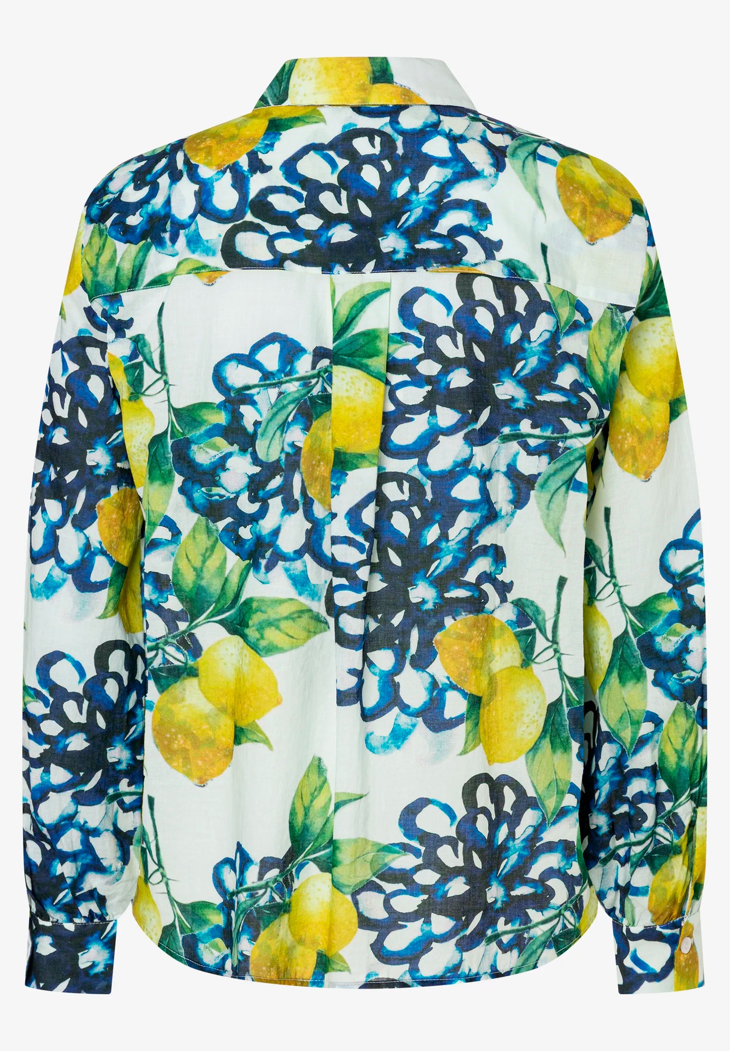 More &amp; More Lemon Print Women Blouse with "Lemon Print" SKU: 61032006_5041 Image 05