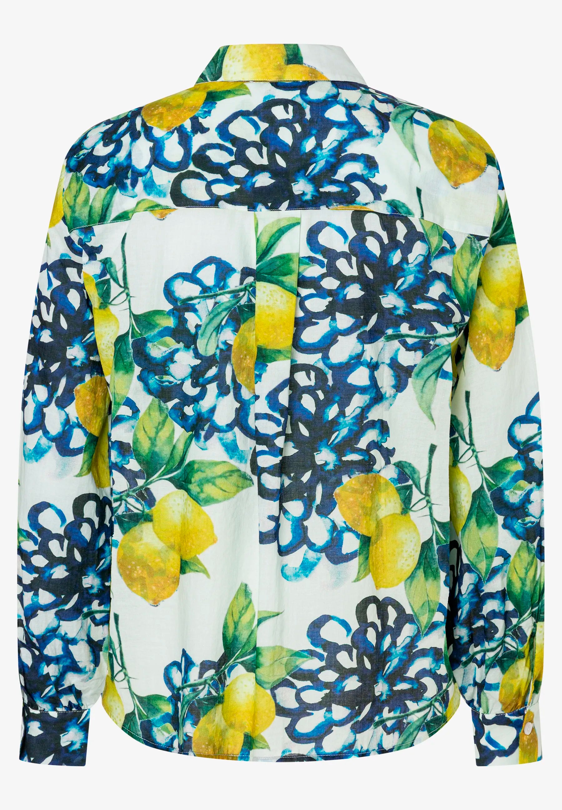 More &amp; More Lemon Print Women Blouse with "Lemon Print" SKU: 61032006_5041 Image 05