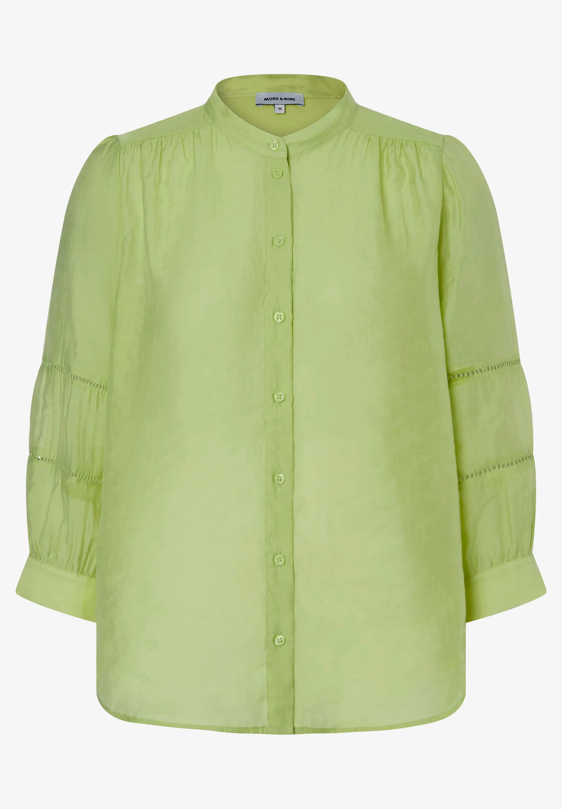 More &amp; More Pistachio Women Feminine Blouse SKU: 61032011_0603 Image 02